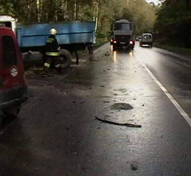 На дороге Калининград-Балтийск погиб водитель легкового авто