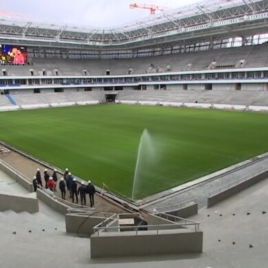 Калининградский стадион подняли на 1,7 метра, чтобы его не затопило