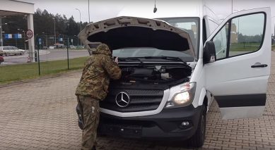 С начала года польские пограничники задержали 52 угнанных автомобиля