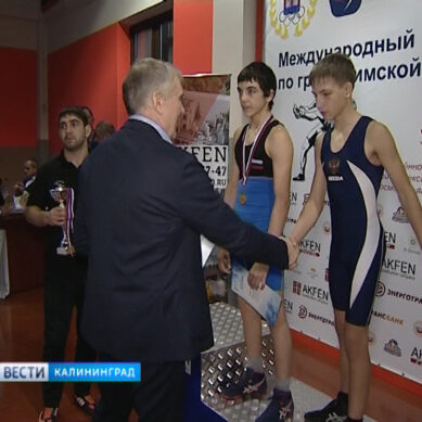 Международный юношеский турнир по греко-римской борьбе в Калининграде собрал более ста спортсменов