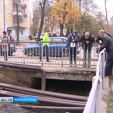 В Калининграде почистили русла рек после октябрьских потопов