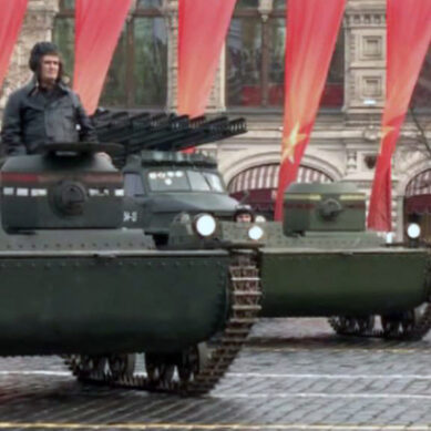 На Красной площади отметили годовщину парада 1941 года