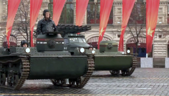 На Красной площади отметили годовщину парада 1941 года