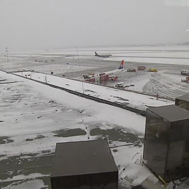 Из-за снегопада в Москве отменяются авиарейсы