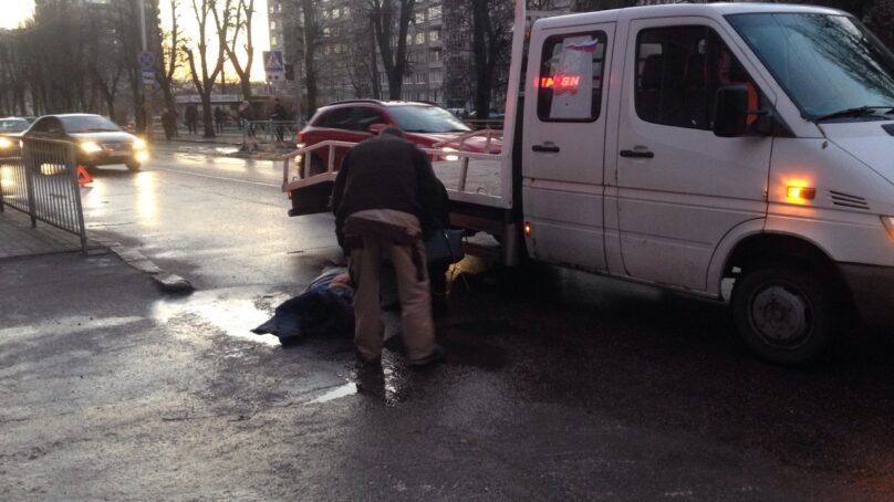 Сегодня утром в Калининграде на улице Фрунзе сбили человека