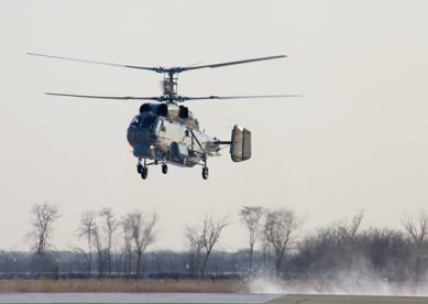 Вертолётчики морской авиации отработали групповые полеты в Калининградской области