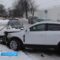 Утром после ночного снегопада дороги в Калининграде оказались не очищены от снега