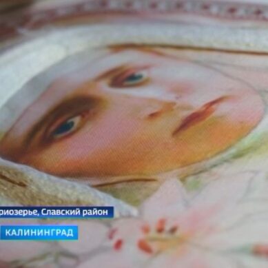 В женском монастыре под Славском возрождают старинную «золотошвейную» технику Иконописи
