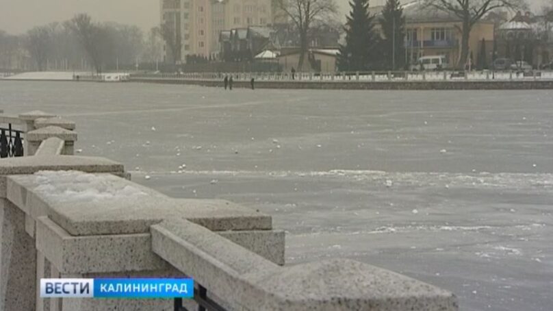 В Калининградской области резко тает лёд