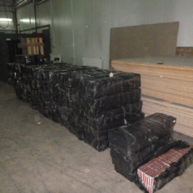 22 тыс. пачек сигарет задержано на границе с Литвой