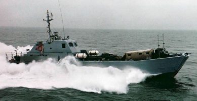 В главной базе Балтийского флота проходят учения дивизиона быстроходных десантных катеров