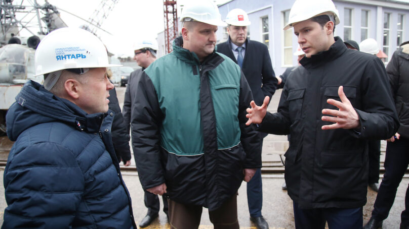 Алиханов: Заявления Путина в послании — гарантия загрузки судозавода «Янтарь»