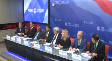 В Москве проходит пресс-конференция миссии международных наблюдателей на выборах президента РФ