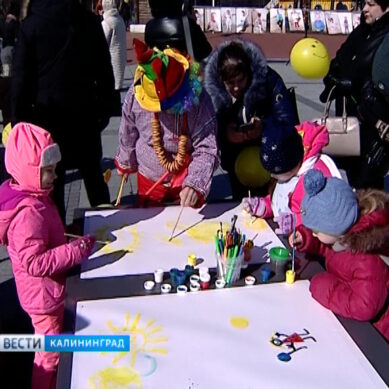 Для особенных детишек Калининграда устроили праздник на площадке у Верхнего озера