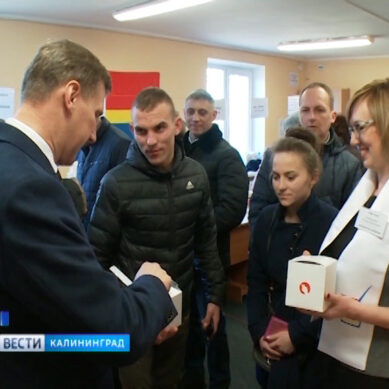 В Гусеве на выборах президента Российской Федерации проголосовали двойняшки
