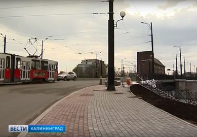 На Высоком мосту в Калининграде начнут наносить дорожную разметку