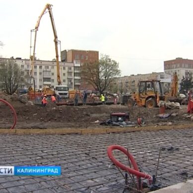 Для строительства 3D фонтана в Калининграде используют цветной бетон