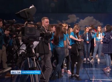 Начинающие блогеры стали гостями ГТРК «Калининград»