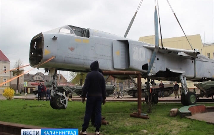 В Музее военной техники под открытым небом в Советске появился новый экспонат