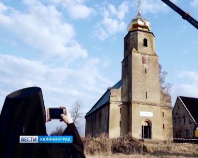 В Неманском районе монахини восстановили из руин старинную кирху
