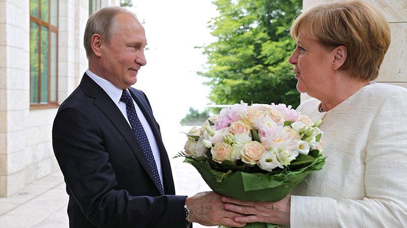 Что сказали Путин и Меркель о газопроводе»Северный поток-2″