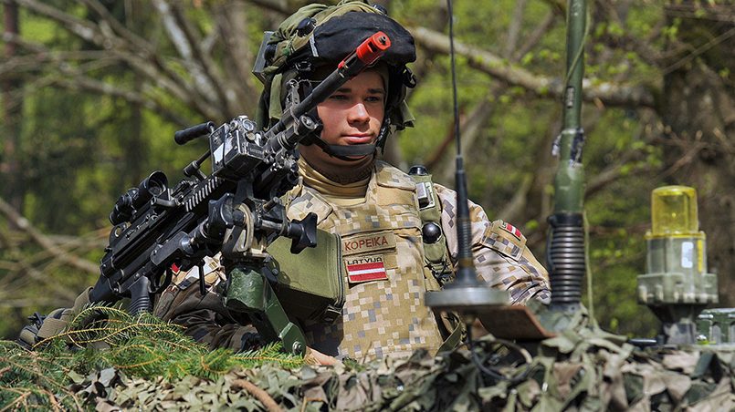 НАТО проводит военные учения в Латвии