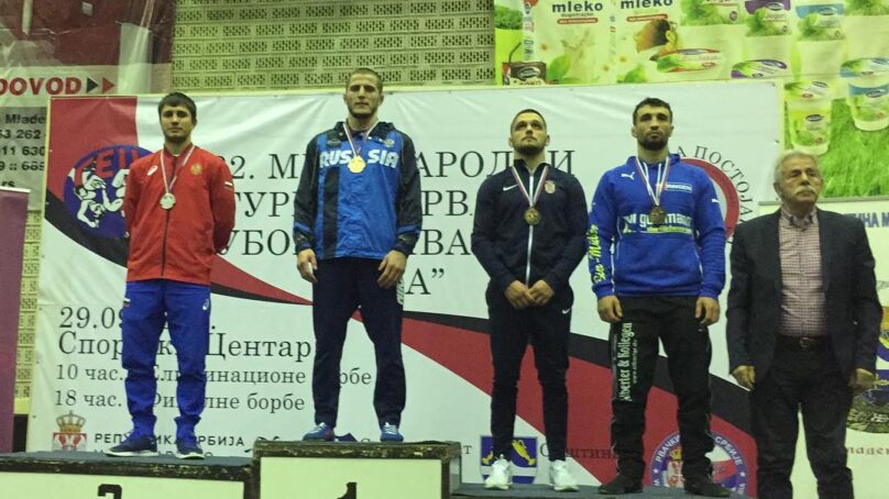 Калининградский борец Муса взял золото на международном турнире в Сербии