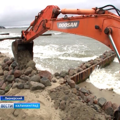 Остановить разрушение берега Калининградской области планируют до 2025 года