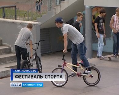 В Калининграде стартует первый областной фестиваль спорта, экстрима и музыки