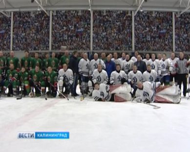 В канун Всероссийского дня хоккея, на лёд вышли представители силовых ведомств