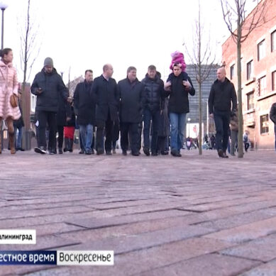 В Калининграде открыли пешеходную зону на улице Баранова