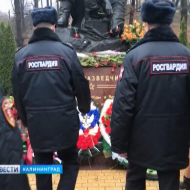 Росгвардейцы и кадеты возложили цветы к памятнику разведчикам