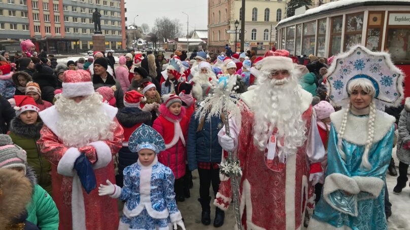 В Советске стартовал парад Дедов Морозов