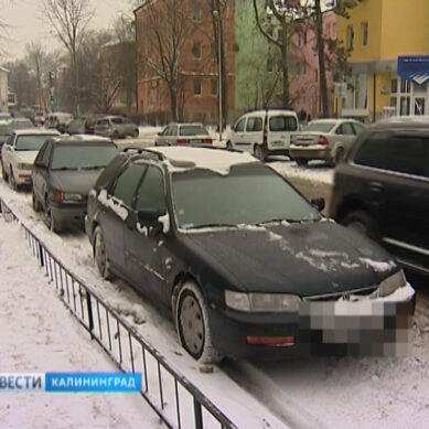 Калининградских водителей обяжут платить за парковку вдоль центральных дорог города