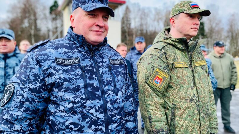 В Холмогоровке состоялись торжества, посвящённые предстоящему Дню войск национальной гвардии РФ
