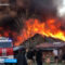 Пал травы в Калининграде привёл к крупному пожару на улице Суворова