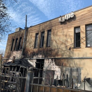 В Зеленоградске произошел пожар в кафе «Круиз» (ФОТО и ВИДЕО)