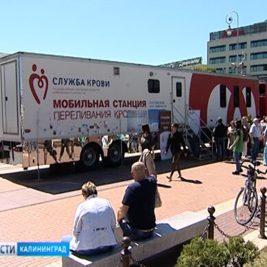 В Калининграде проходит акция по сбору донорской  крови