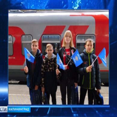 Калининградские школьники отправились в международный детский центр «Артек»