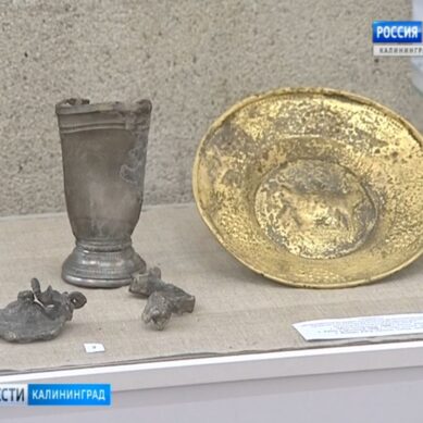 В Калининграде представили находки, обнаруженные на месте строительства дома на берегу Нижнего озера