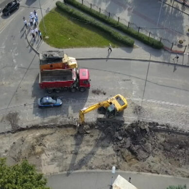 За ремонтом улицы Киевской теперь можно понаблюдать онлайн