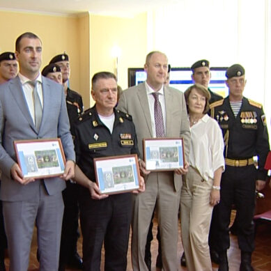 В Калининграде состоялась церемония специального гашения почтового блока, посвященного Армейским Играм