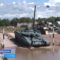 В регионе танкисты отрабатывают технику вождения под водой