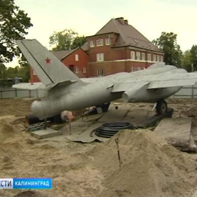 Во время благоустройства мемориального комплекса «Самолёт ИЛ-28», обнаружены останки советских воинов