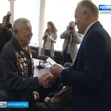 Медали к 75-летию освобождения Республики Беларусь вручили ветеранам в Калининграде
