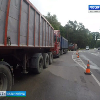 В Калининграде водителей тяжеловесных автомобилей оштрафуют за нарушение правил перевозки опасных грузов