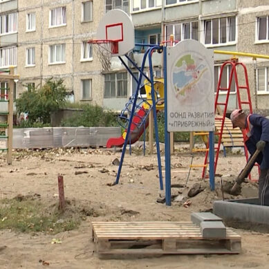План благоустройства дворов в Калининграде выполнен на 90%