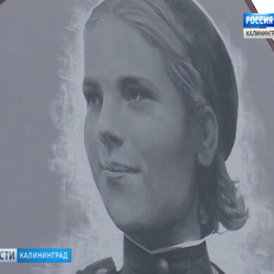 В Гвардейске на стене дома появился портрет героя войны