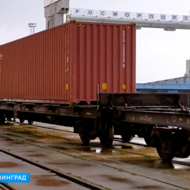 В Калининградскую область прибыл первый контейнерный поезд по маршруту Китай — Германия