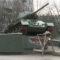 В Калининграде приступили к финальной покраске танка на ул. Соммера